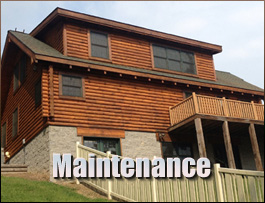  Piedmont, Alabama Log Home Maintenance